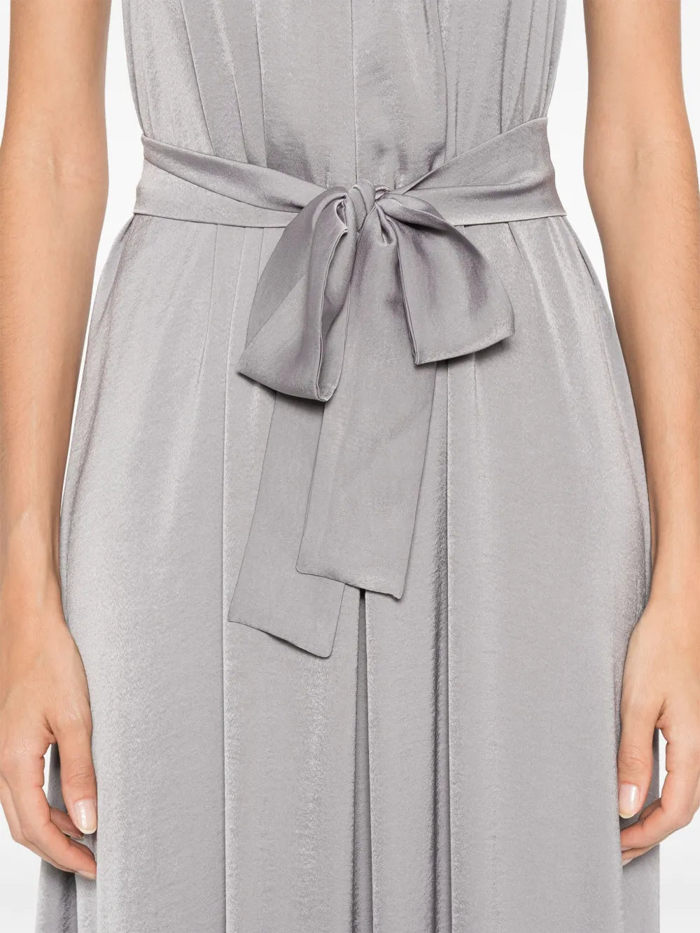 satin maxi dress