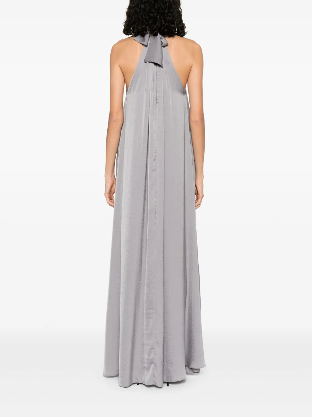 satin maxi dress