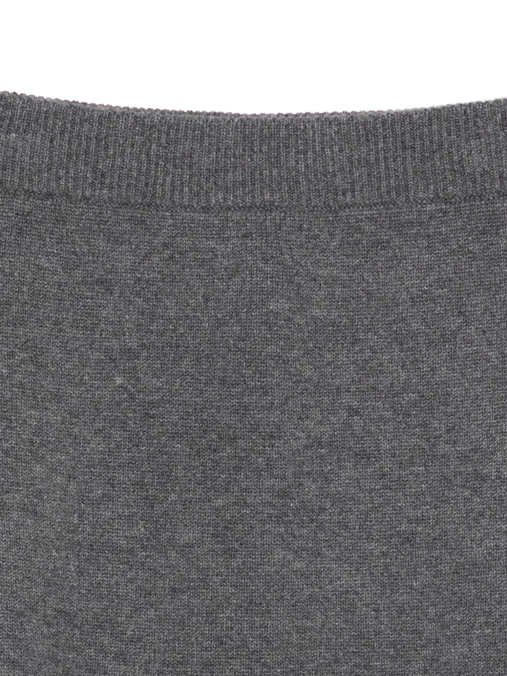 ribbed-knit skirt