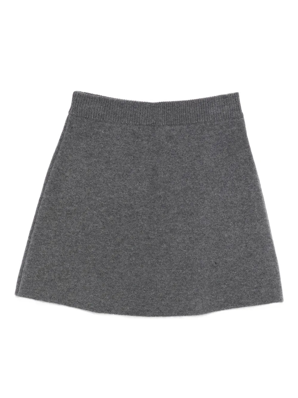 ribbed-knit skirt