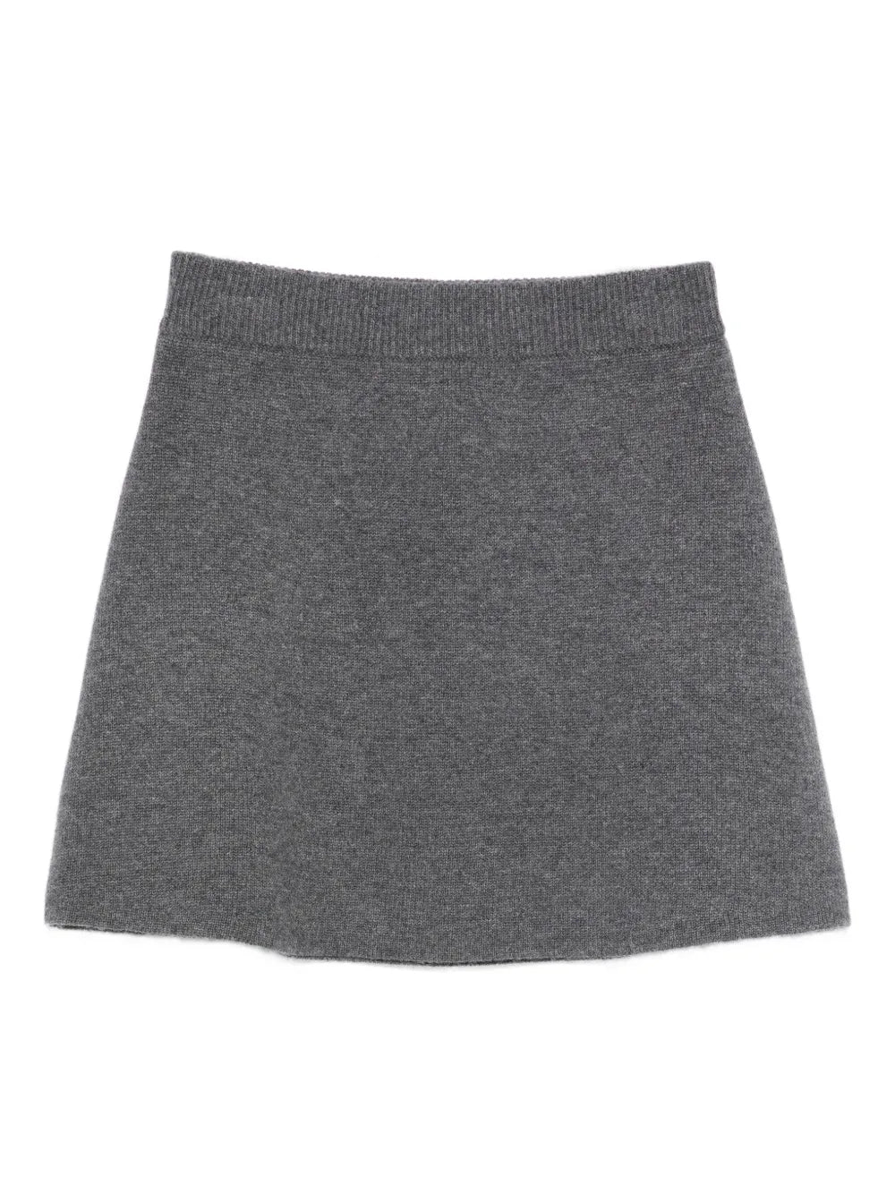 ribbed-knit skirt