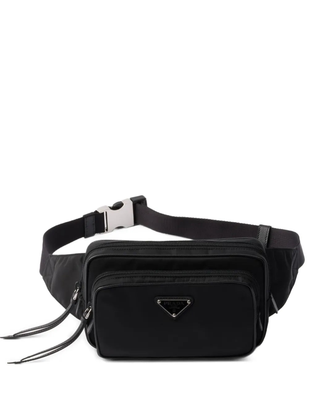 logo-plaque belt bag