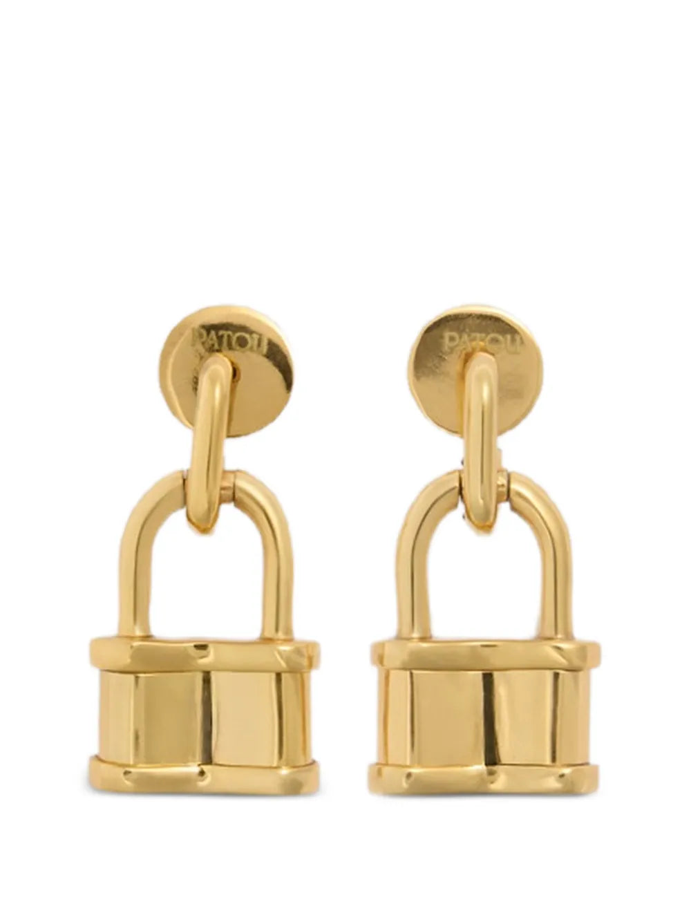 extra-small padlock earrings