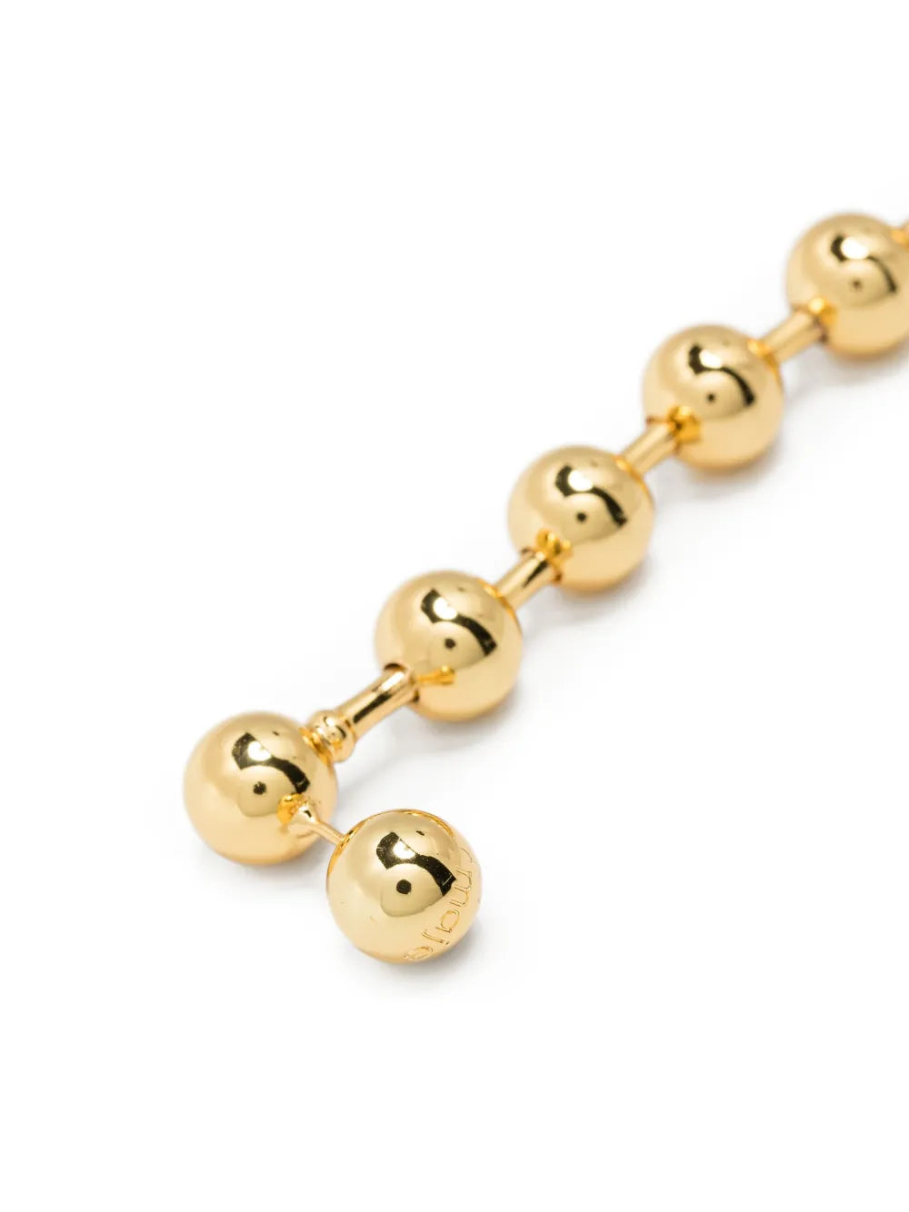 sphere-drop earrings