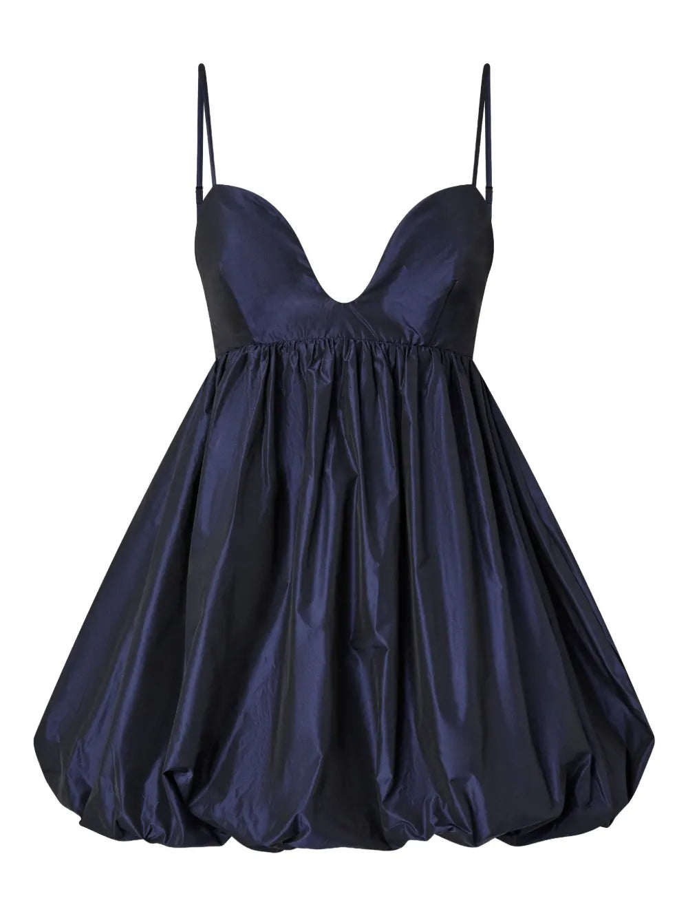 sweetheart-neckline puffball dress