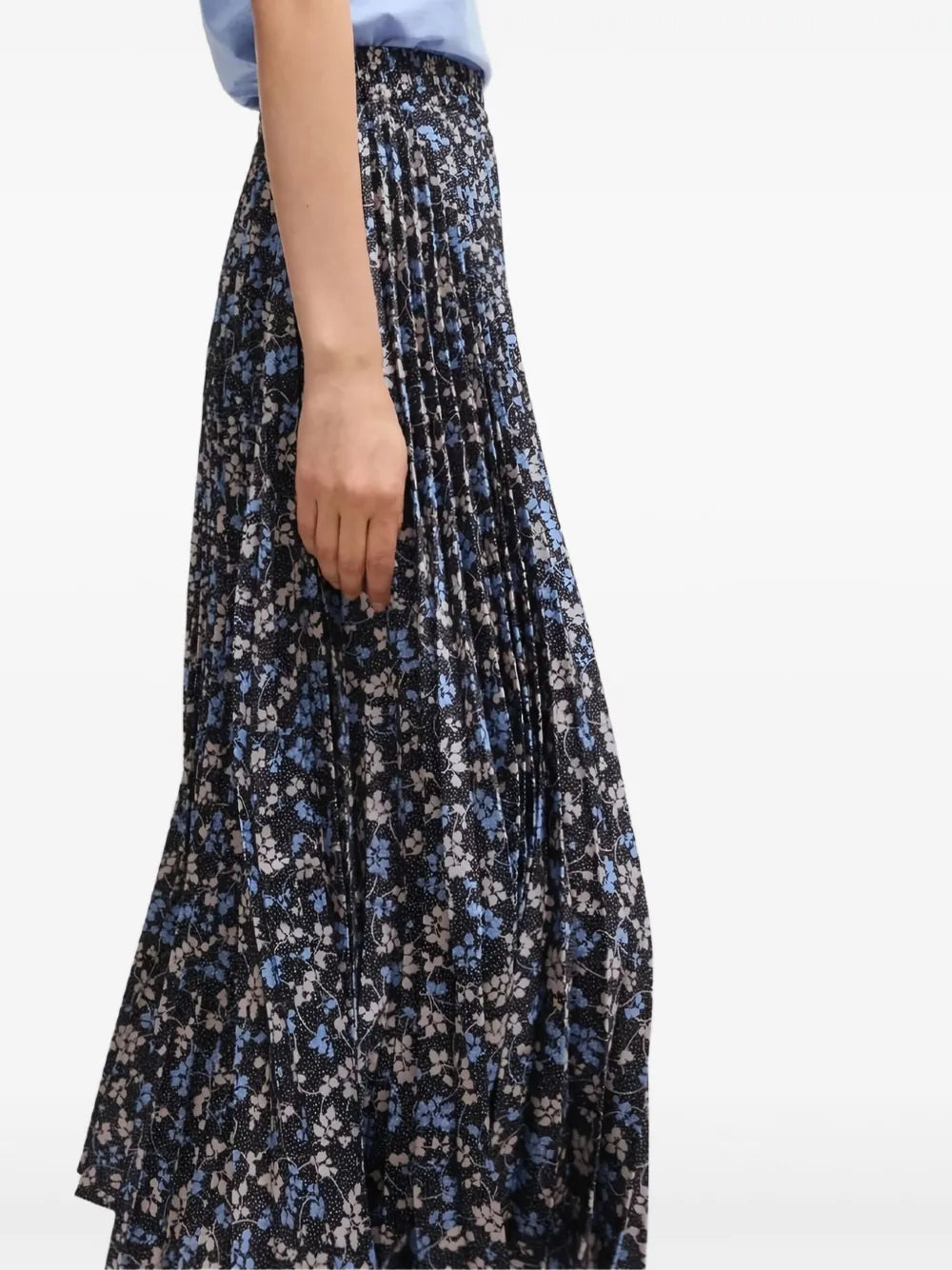 Floral Print Midi Skirt