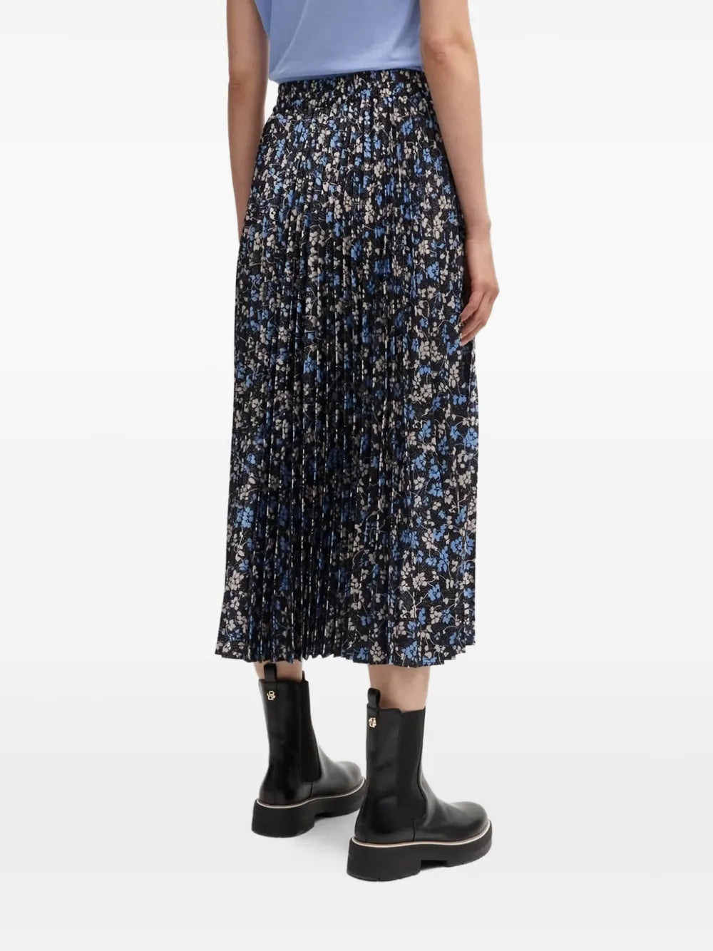 Floral Print Midi Skirt