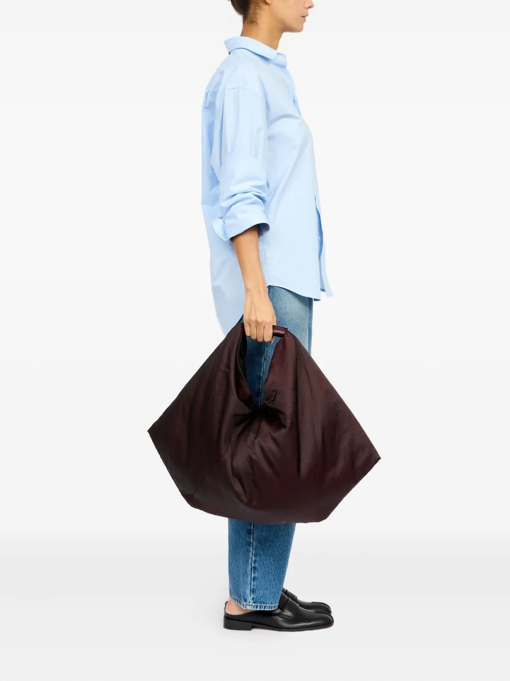 Japanese leather tote bag