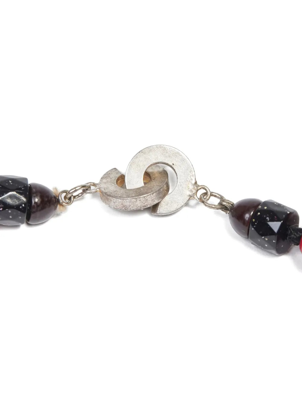 1980s bead-embellished necklace