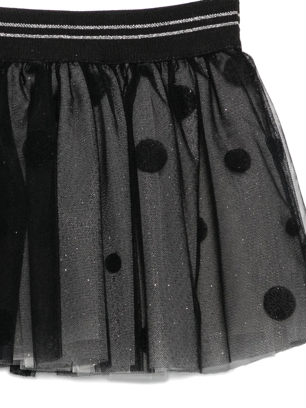 glitter polka-dot tulle skirt