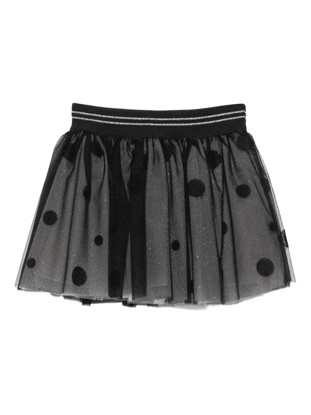 glitter polka-dot tulle skirt