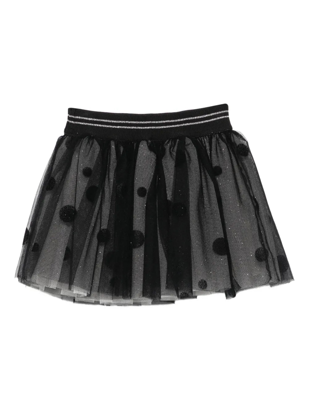 glitter polka-dot tulle skirt