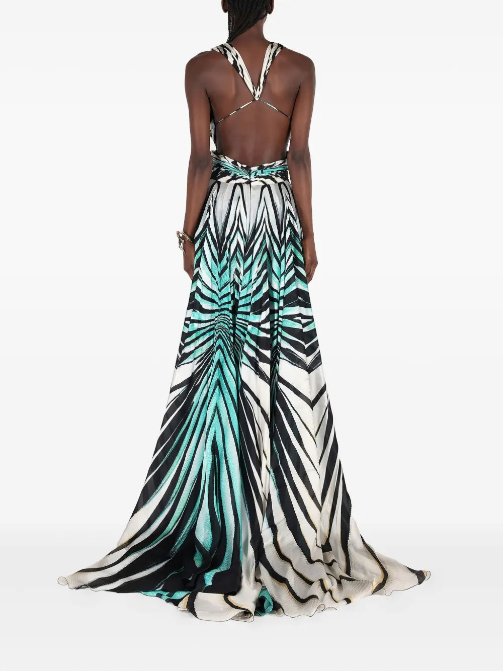 printed maxi dress