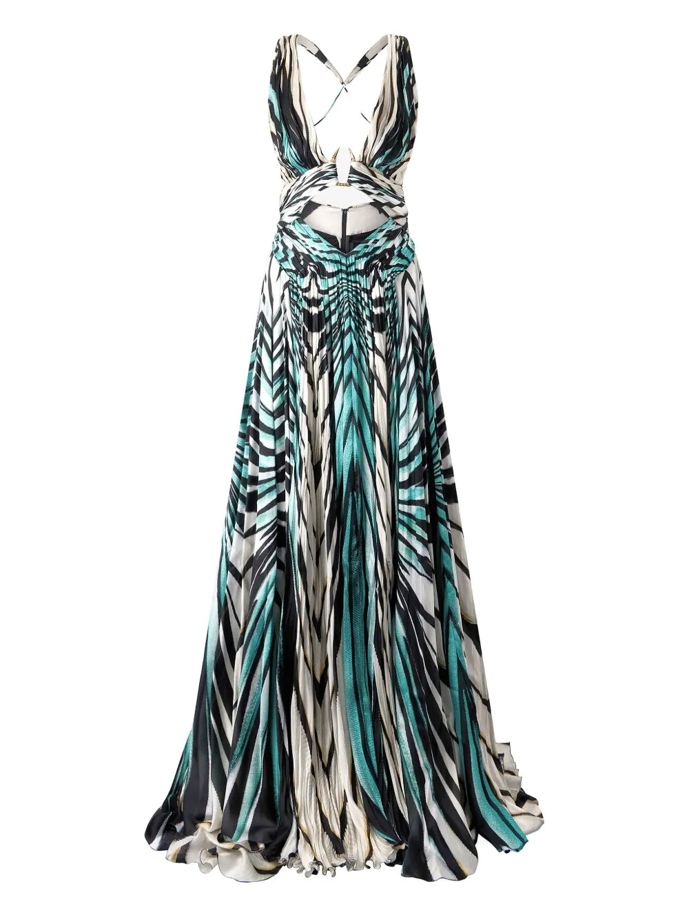 printed maxi dress