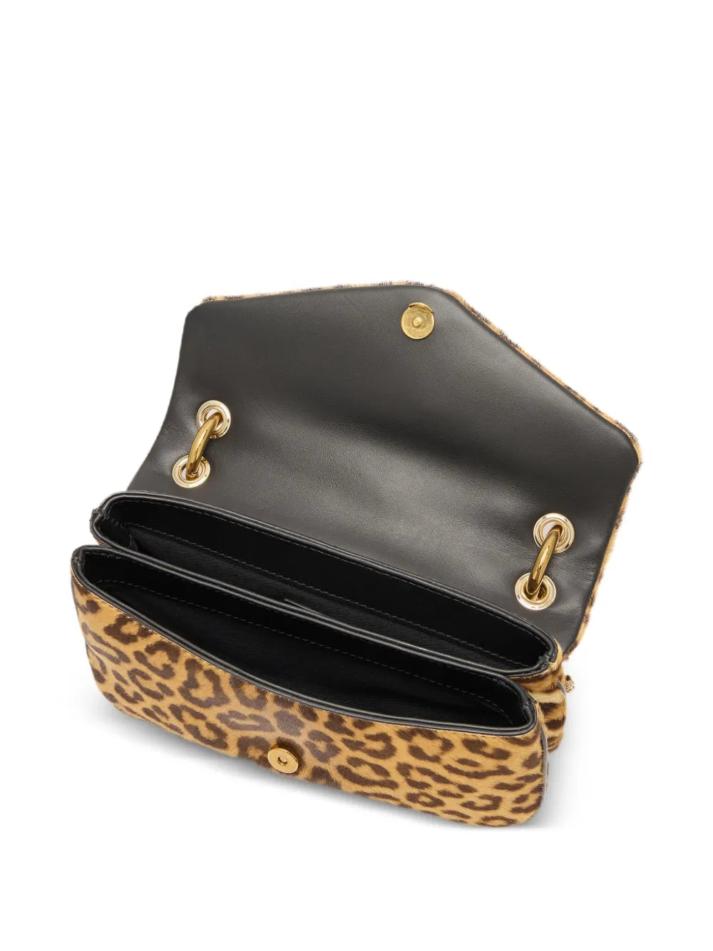 leopard-print chain bag