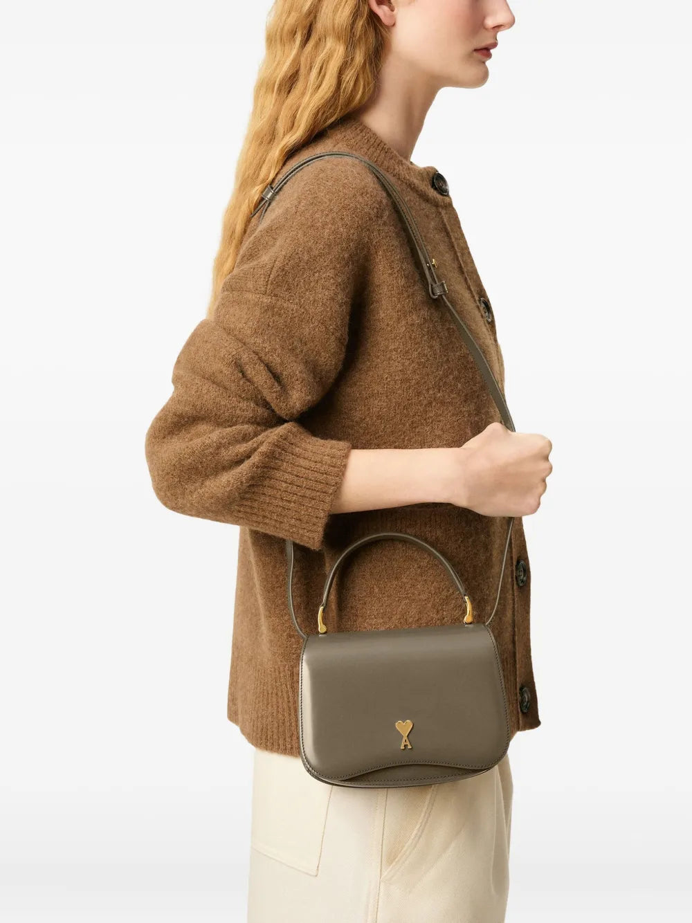 Paris Paris top-handle leather bag