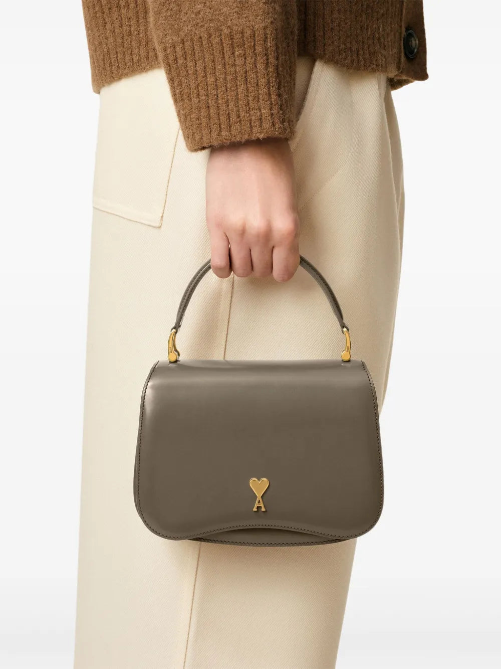 Paris Paris top-handle leather bag