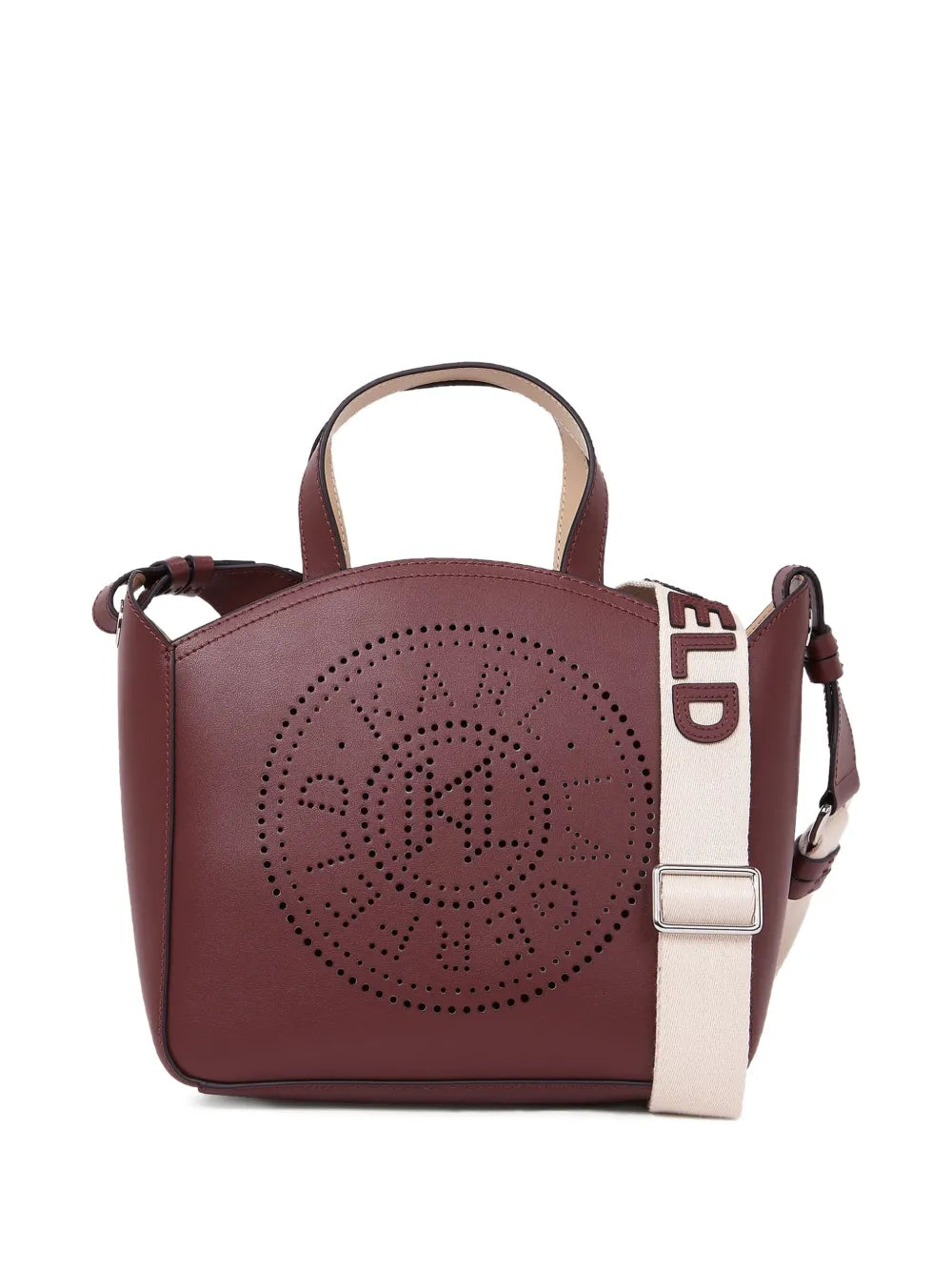 small Circle perforated tote bag