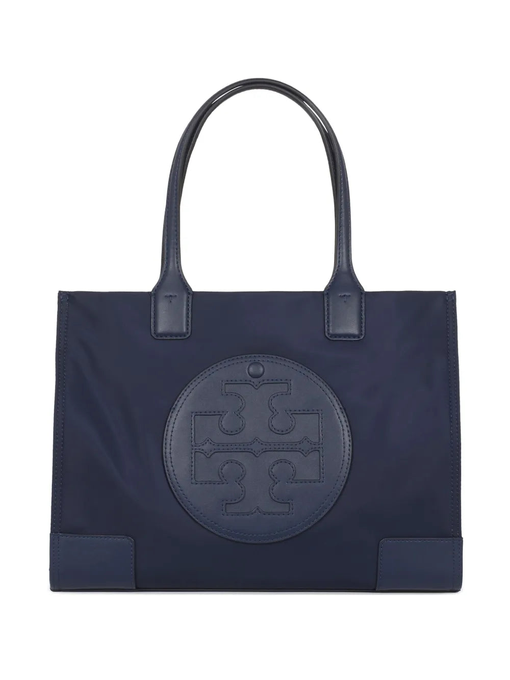 large Ella Patent logo-embossed tote bag