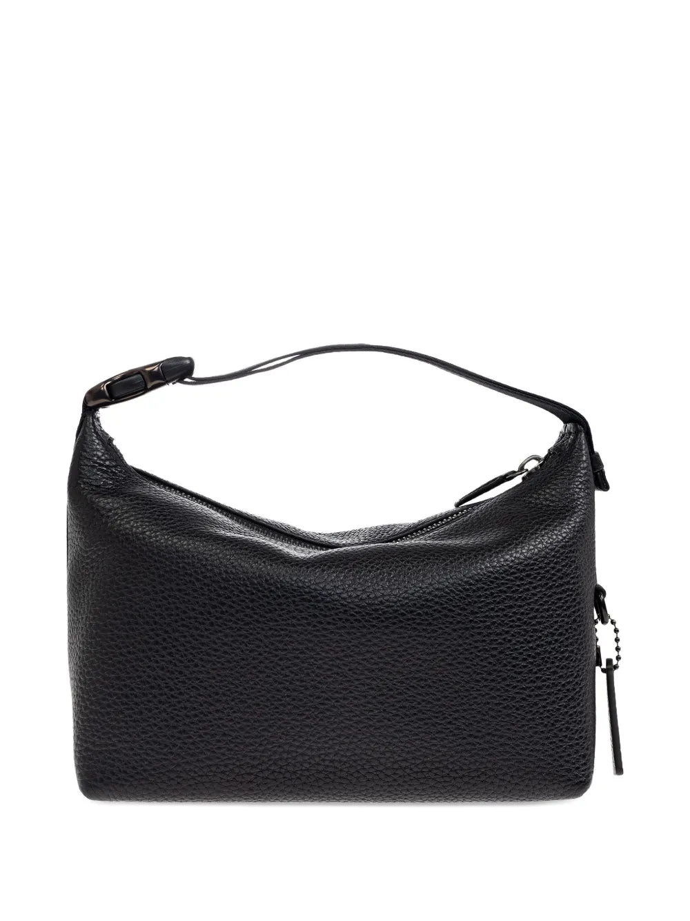 pebble leather top-handle bag