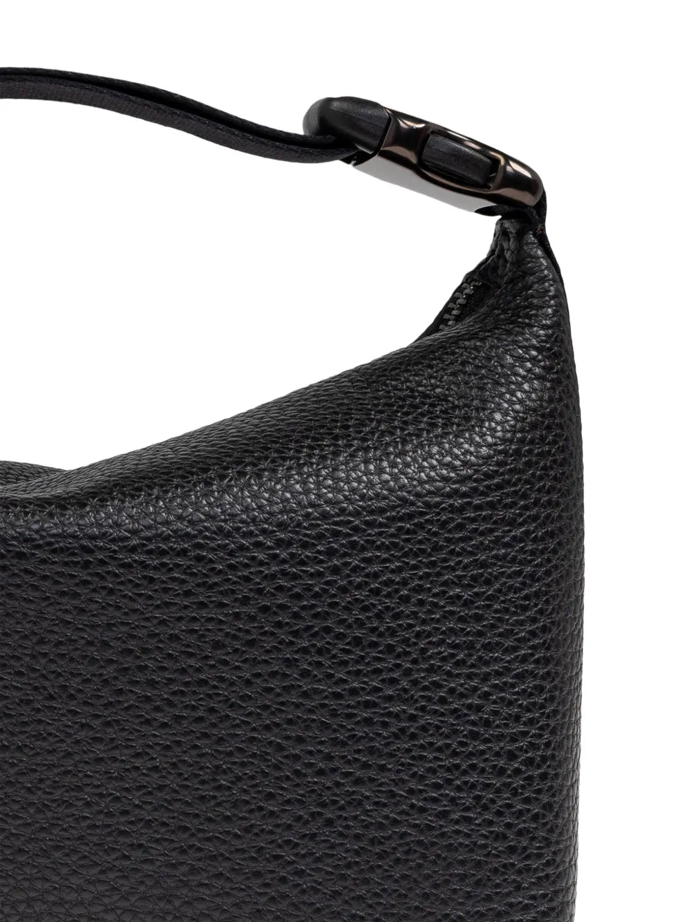 pebble leather top-handle bag