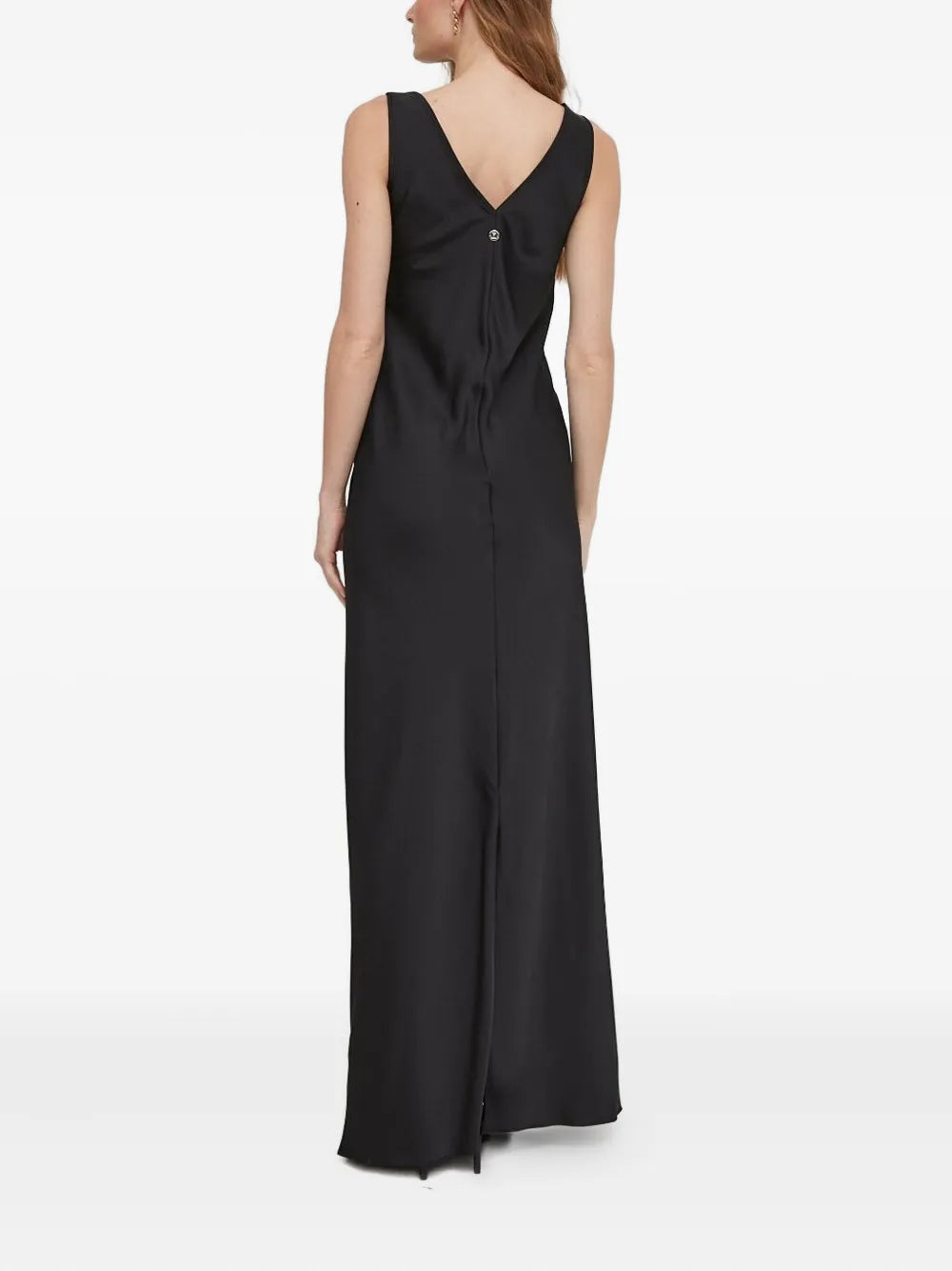 satin maxi dress