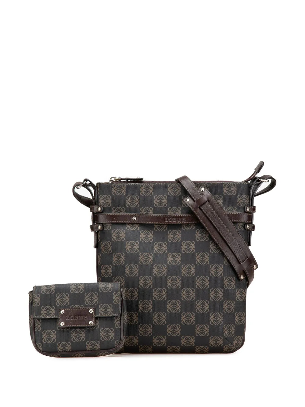 2007 Anagram Coated Canvas crossbody bag