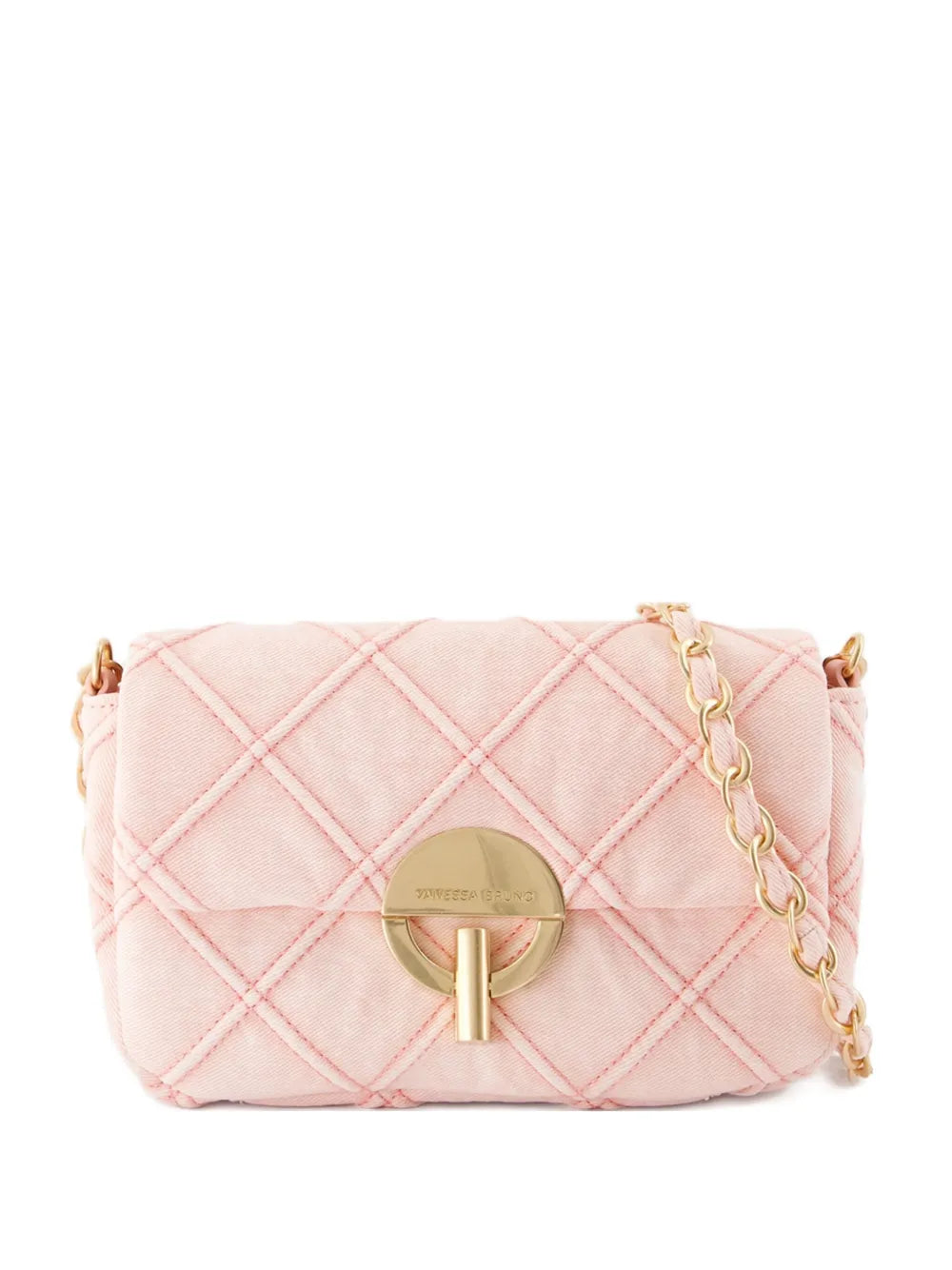 Moon quilted chain crossbody bag