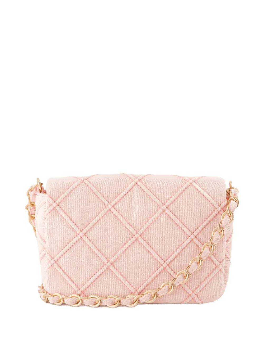 Moon quilted chain crossbody bag