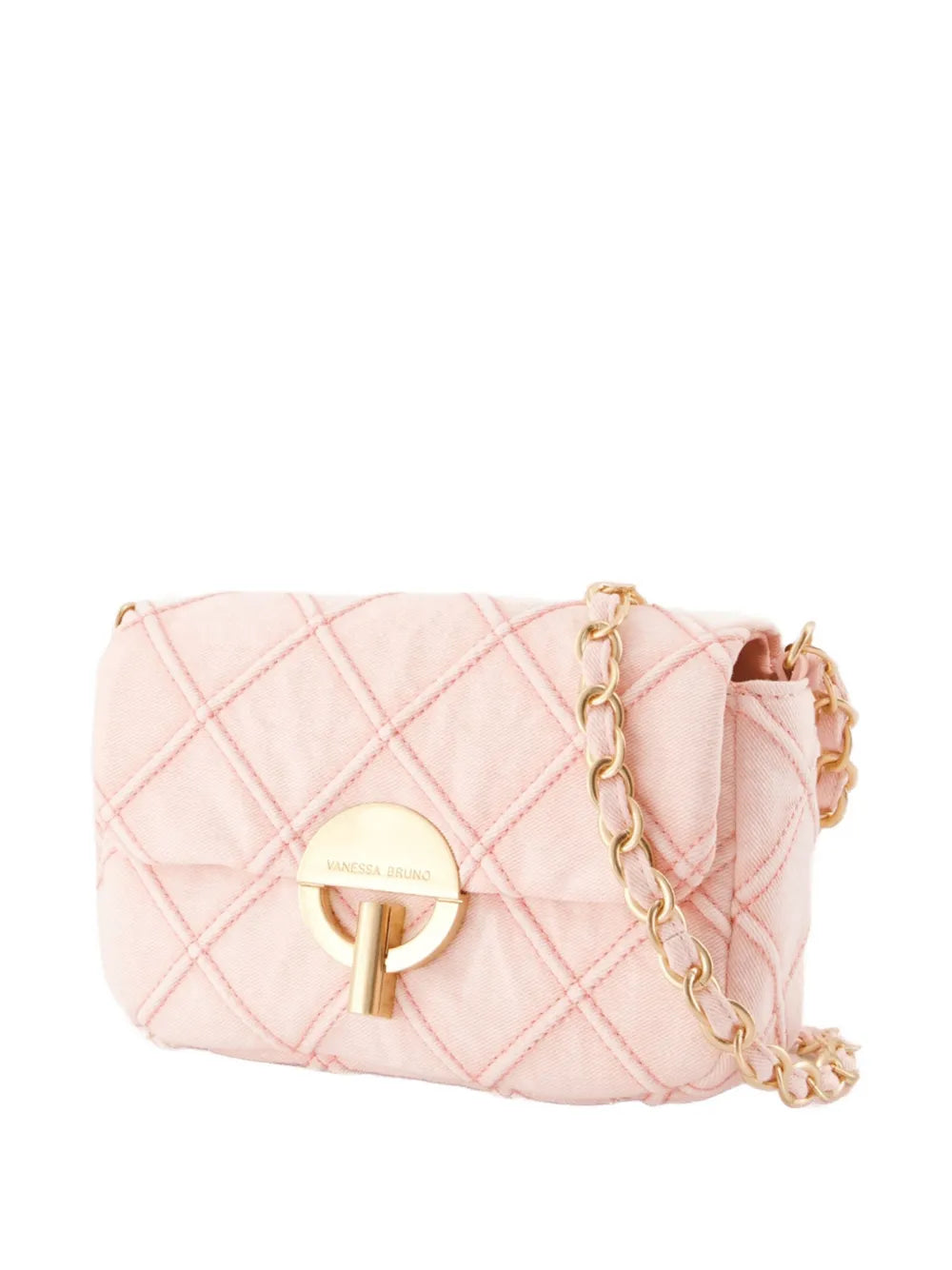 Moon quilted chain crossbody bag