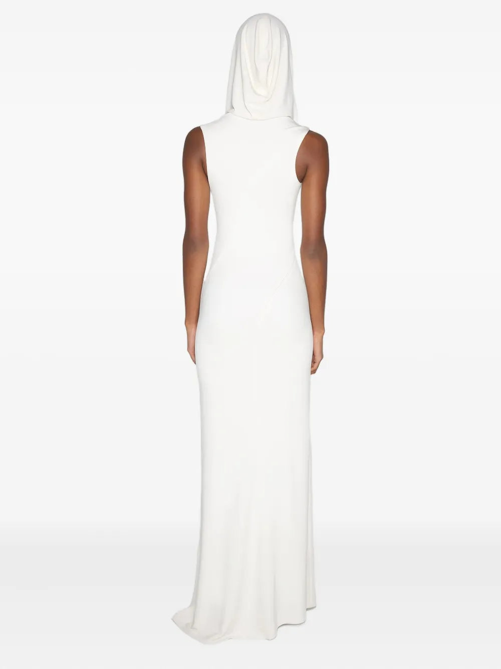 hooded maxi dress