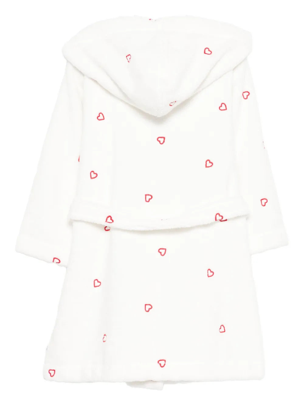heart-print dressing gown