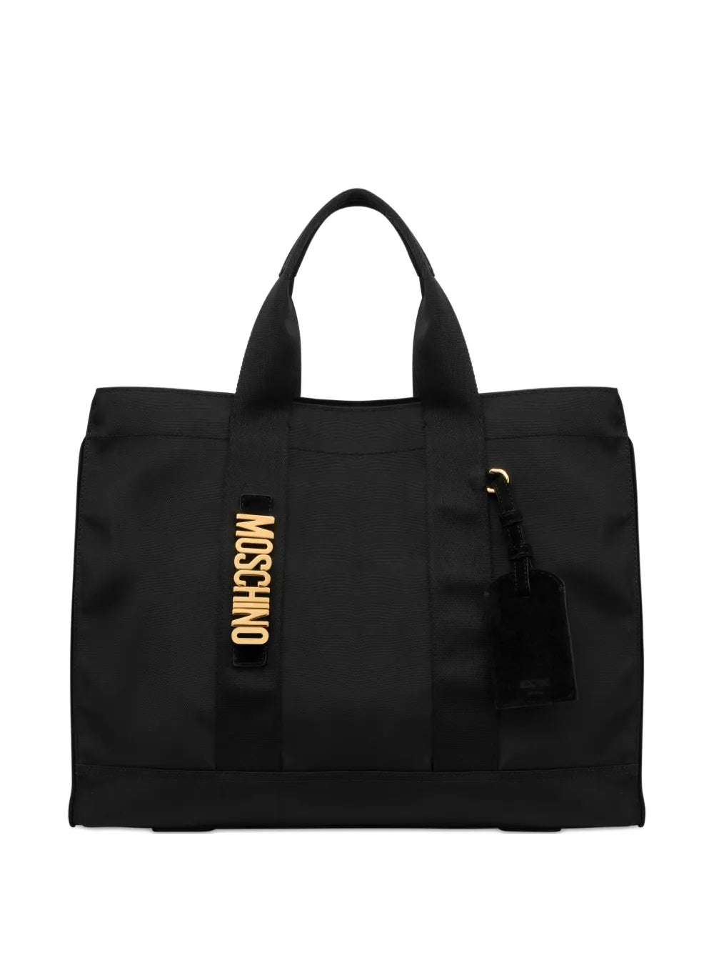 logo-plaque tote bag