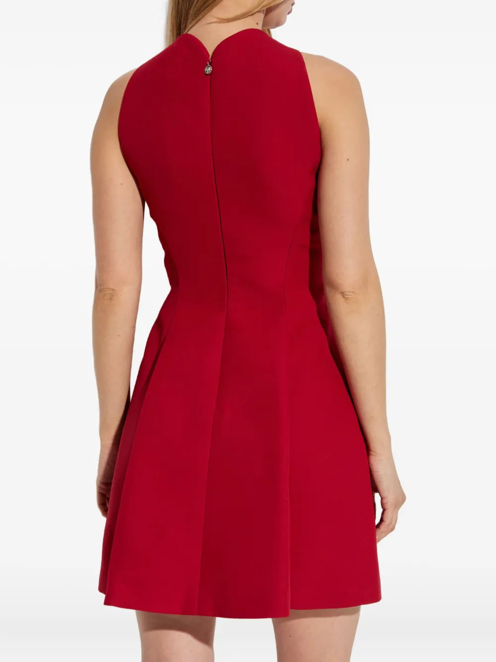 halter-neck A-line dress