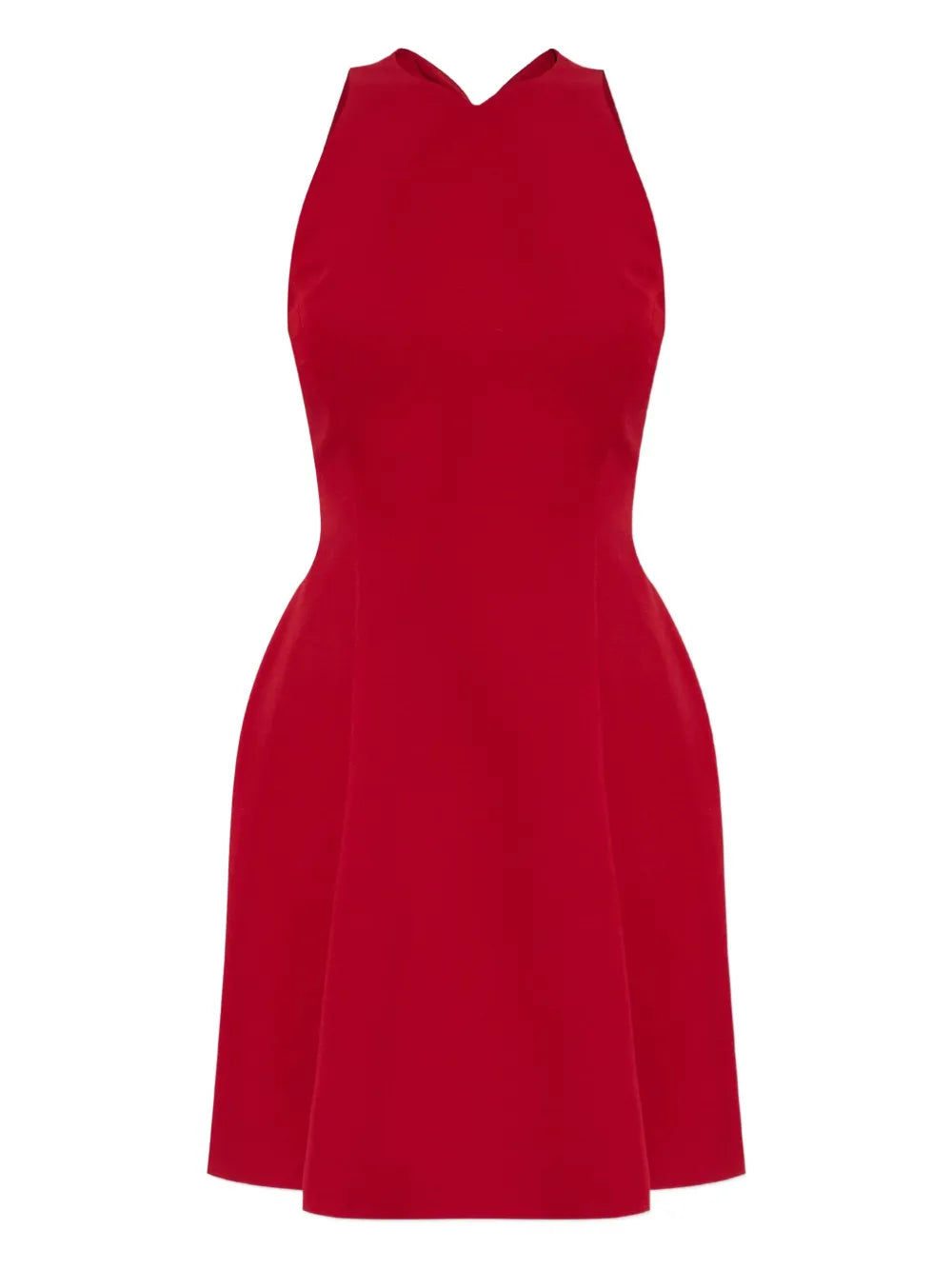 halter-neck A-line dress