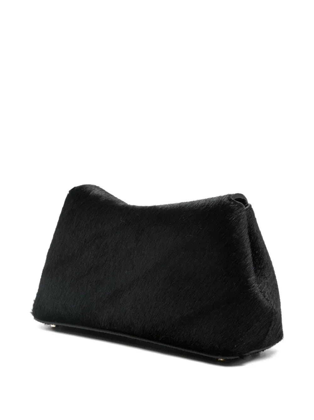 pony hair T-lock clutch