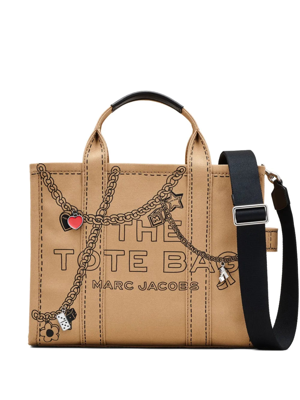 The Trompe L'oeil Charm Canvas Medium Tote bag