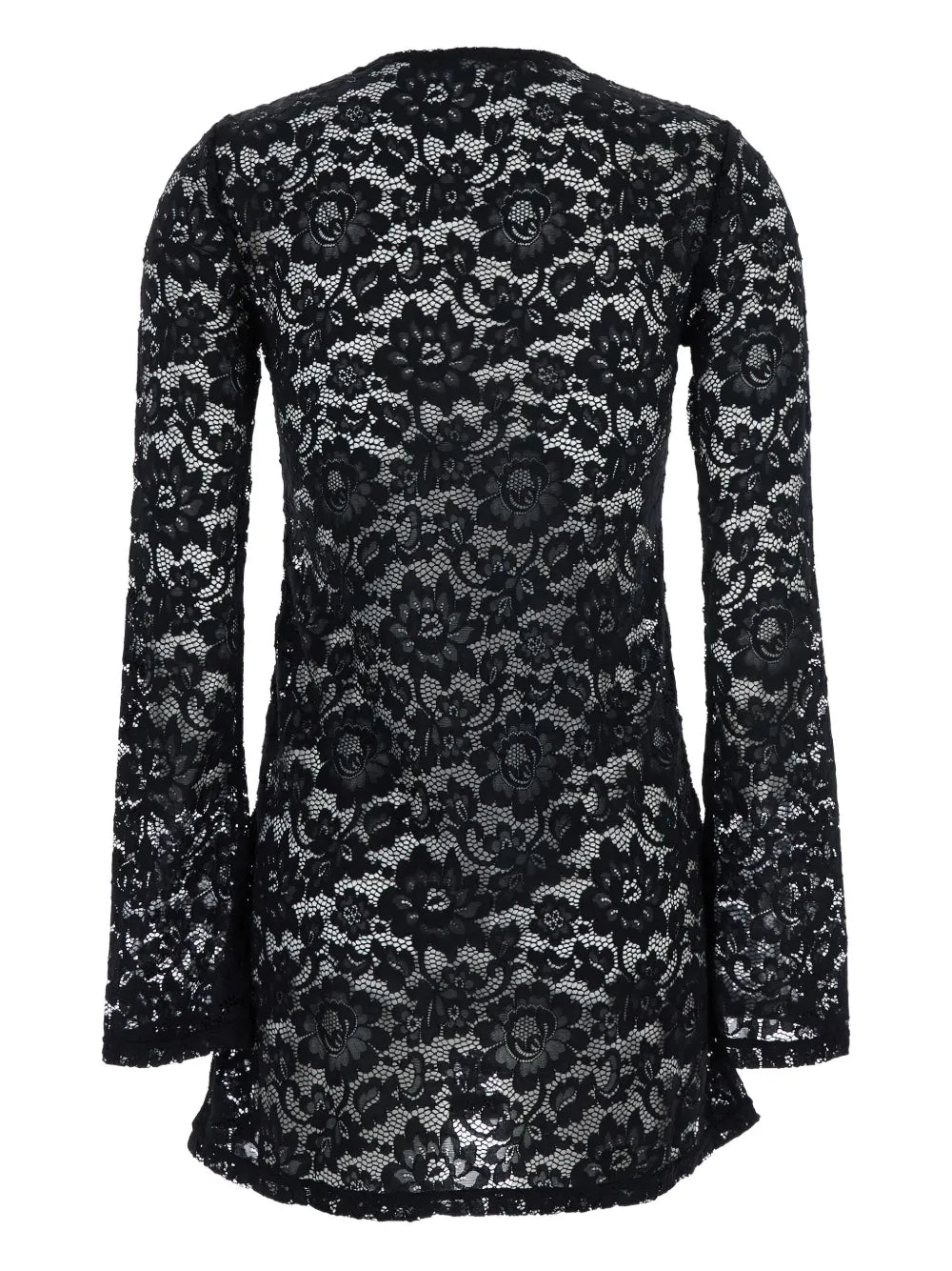 floral lace mini dress
