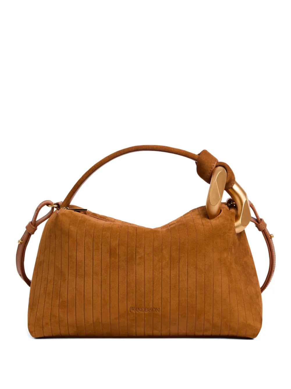  JWA Corner suede tote bag