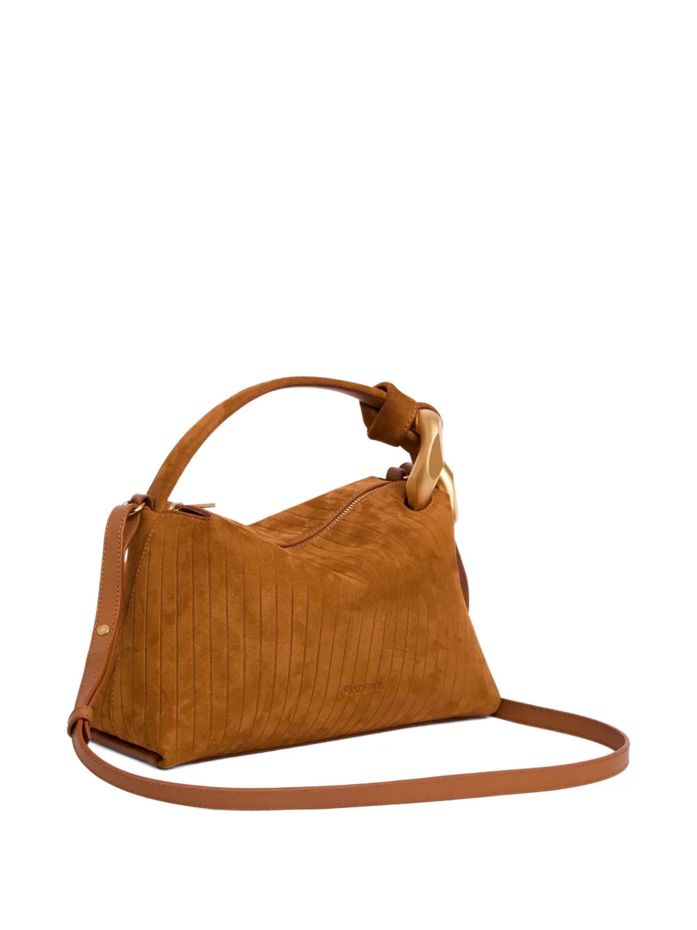  JWA Corner suede tote bag