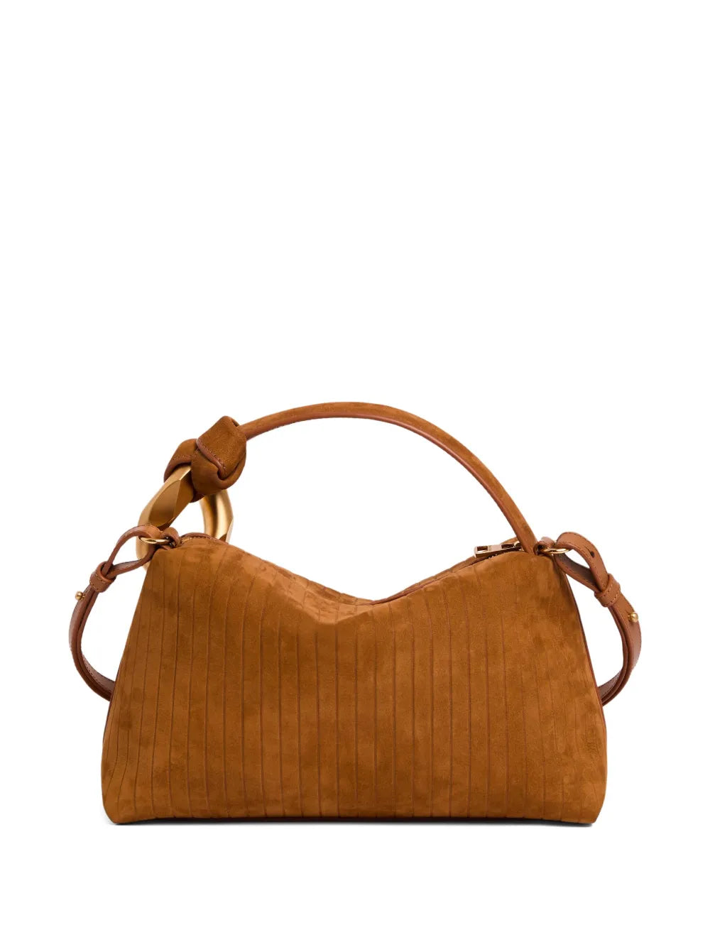  JWA Corner suede tote bag