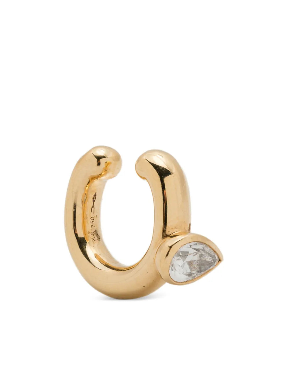 18kt yellow gold Steam diamond ear cuff