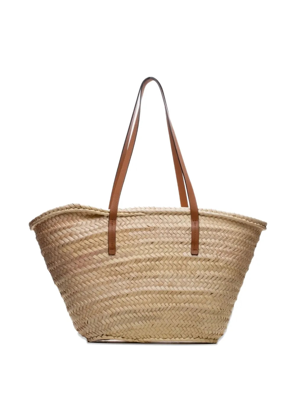top-handles straw tote bag