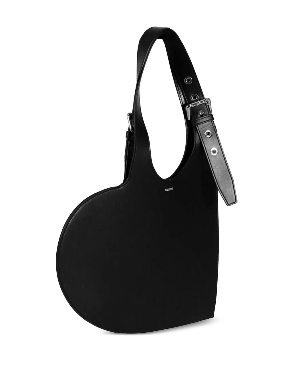 Belt Heart buckled tote bag