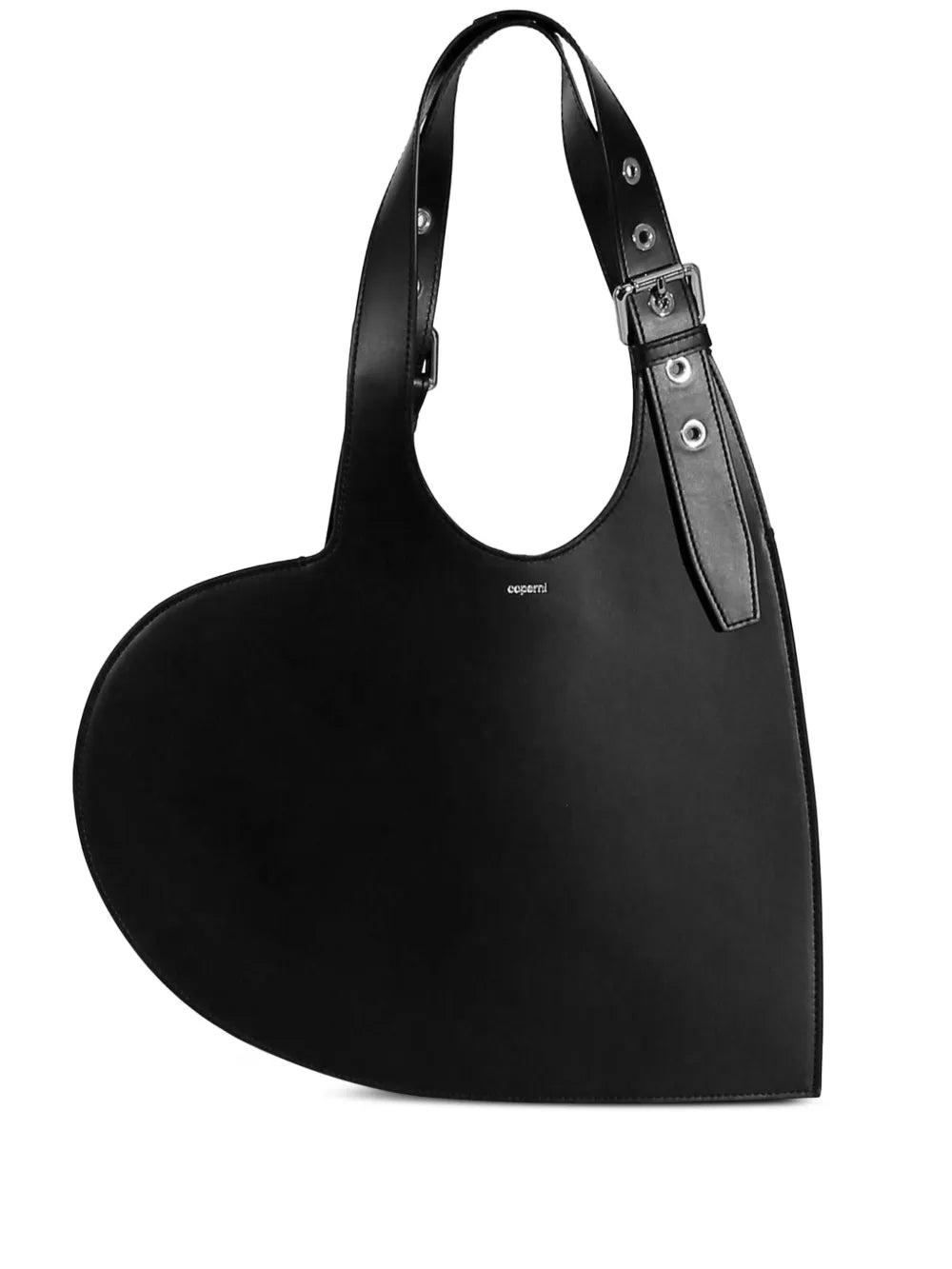 Belt Heart buckled tote bag