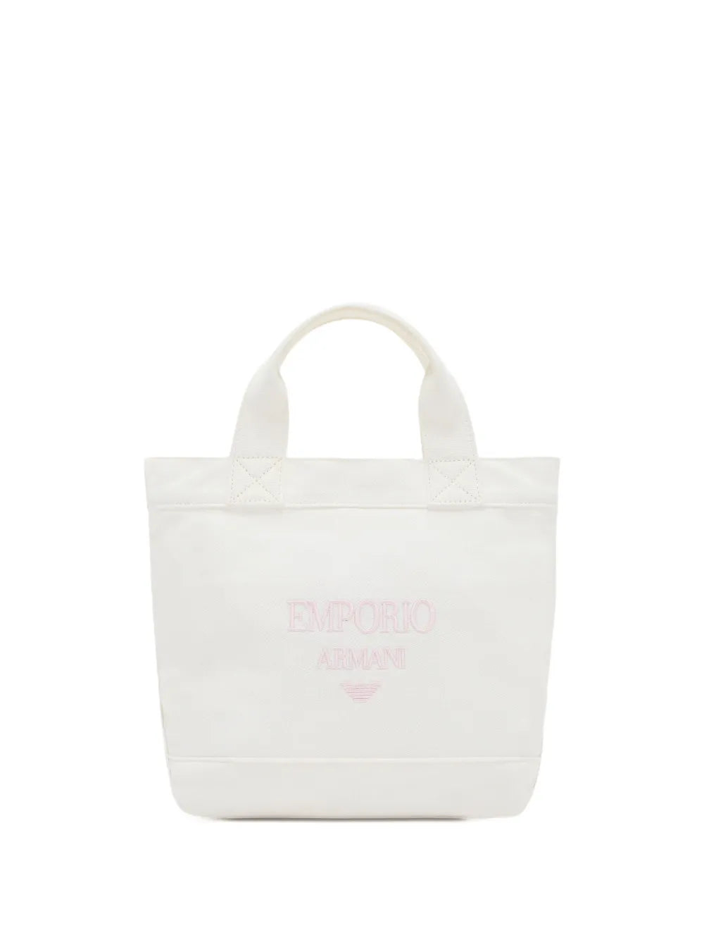 logo embroidered tote bag