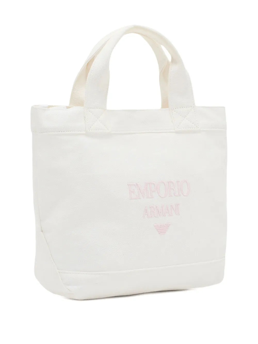 logo embroidered tote bag
