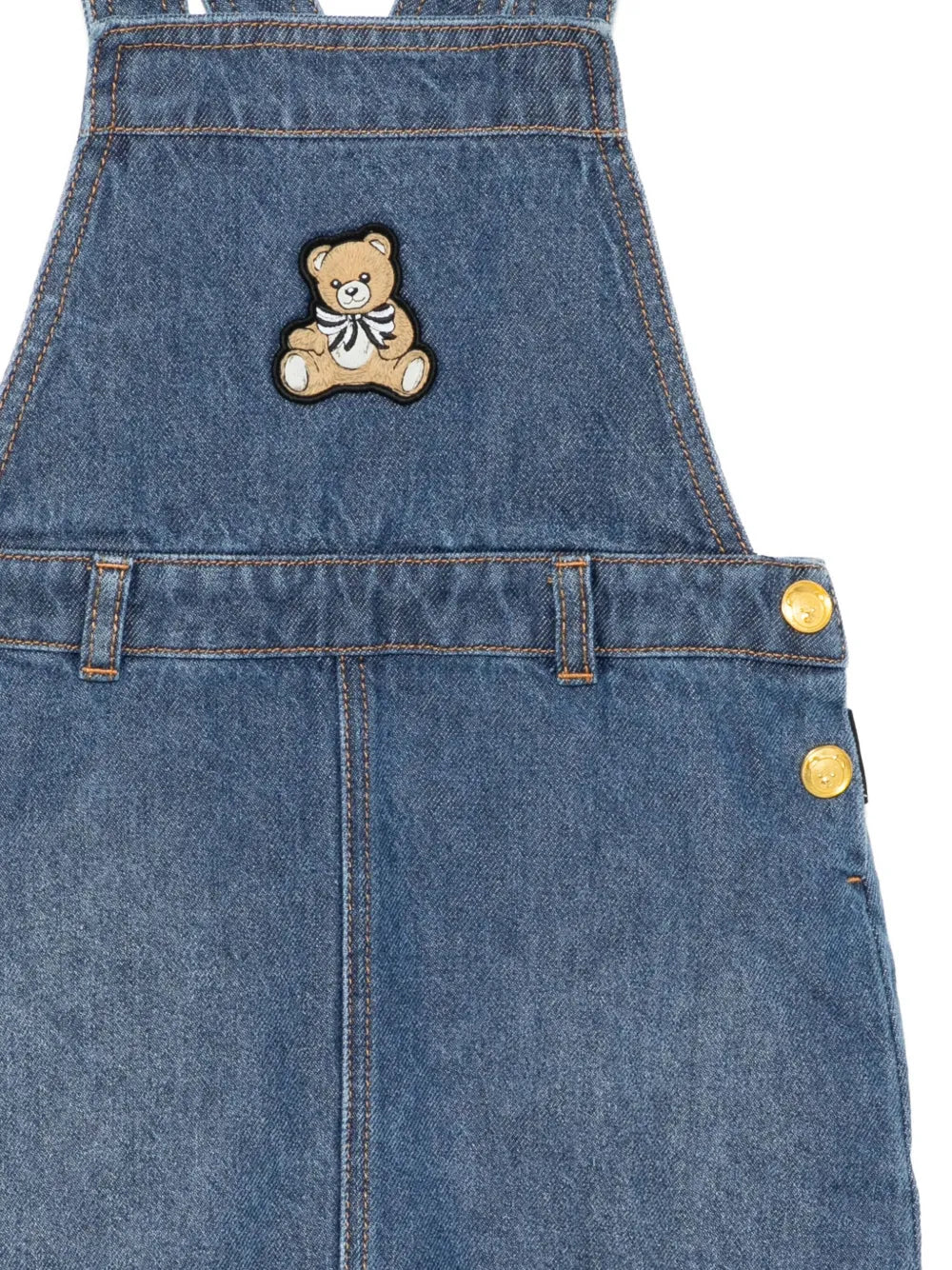 teddy-embroidered dress