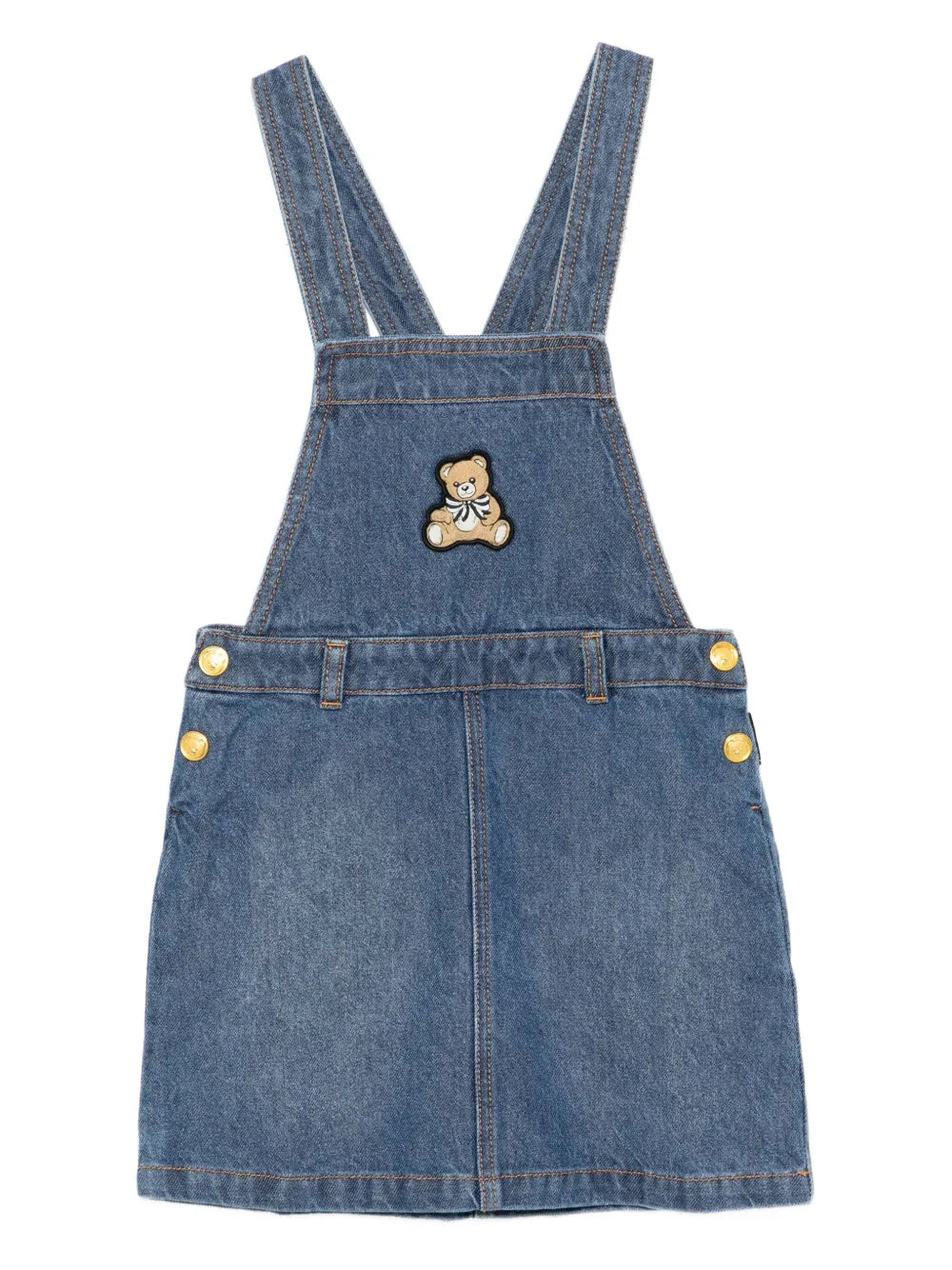teddy-embroidered dress