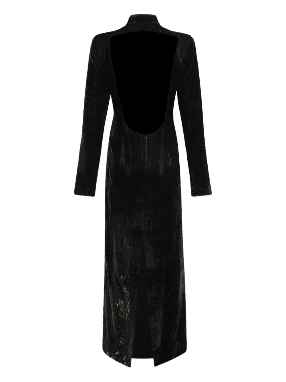 knot-detail midi dress